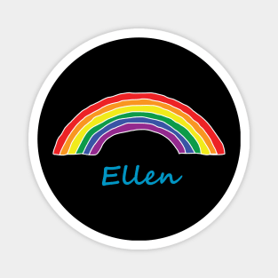 Ellen Pride Rainbow Magnet